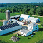 This 86.1-kilowatt solar array, located on the Wernimont farm near Peosta, was installed by Eagle Point Solar in 2022. CREDIT EAGLE POINT SOLAR