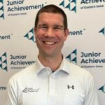 Junior Achievement of Eastern Iowa’s vice president of education, Nate Klein.