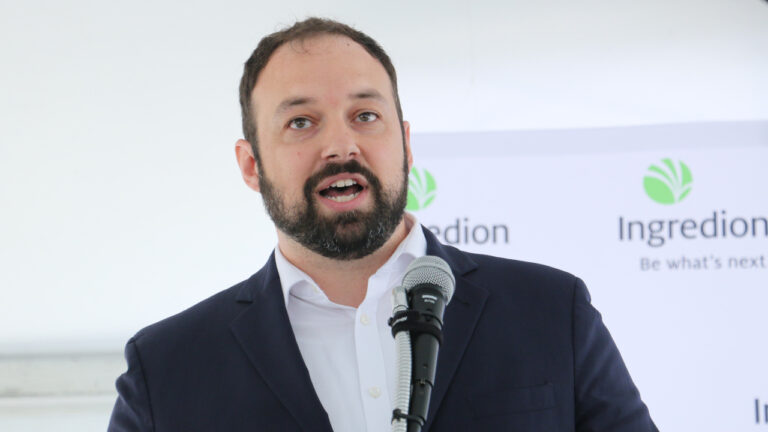 Ingredion plant manager Patrick Small