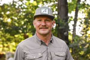 Charlie Fisher, owner of Falcon Farm Co. PHOTOS BY ANNIE SMITH BARKALOW