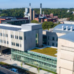 Drone images of the UI College of Engineering's campus. FAA Licensed Pilot, Registered Flight Plan. CREDIT UI