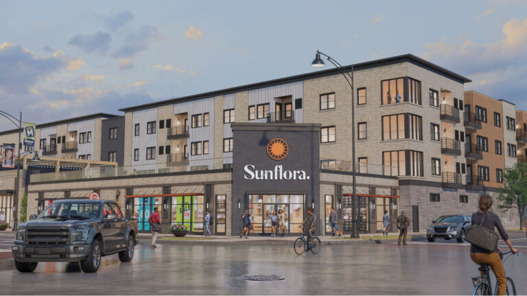 Marion library site rendering 3