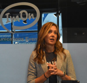Coralville resident and campaign spokesperson Stacey Houseman.