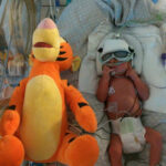 Charlie Eichhorn, today aged 8, was born at 28 weeks weighing 3 pounds, 3 ounces.