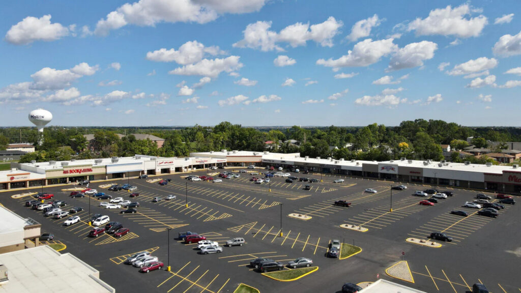 Collins Road Square aerial