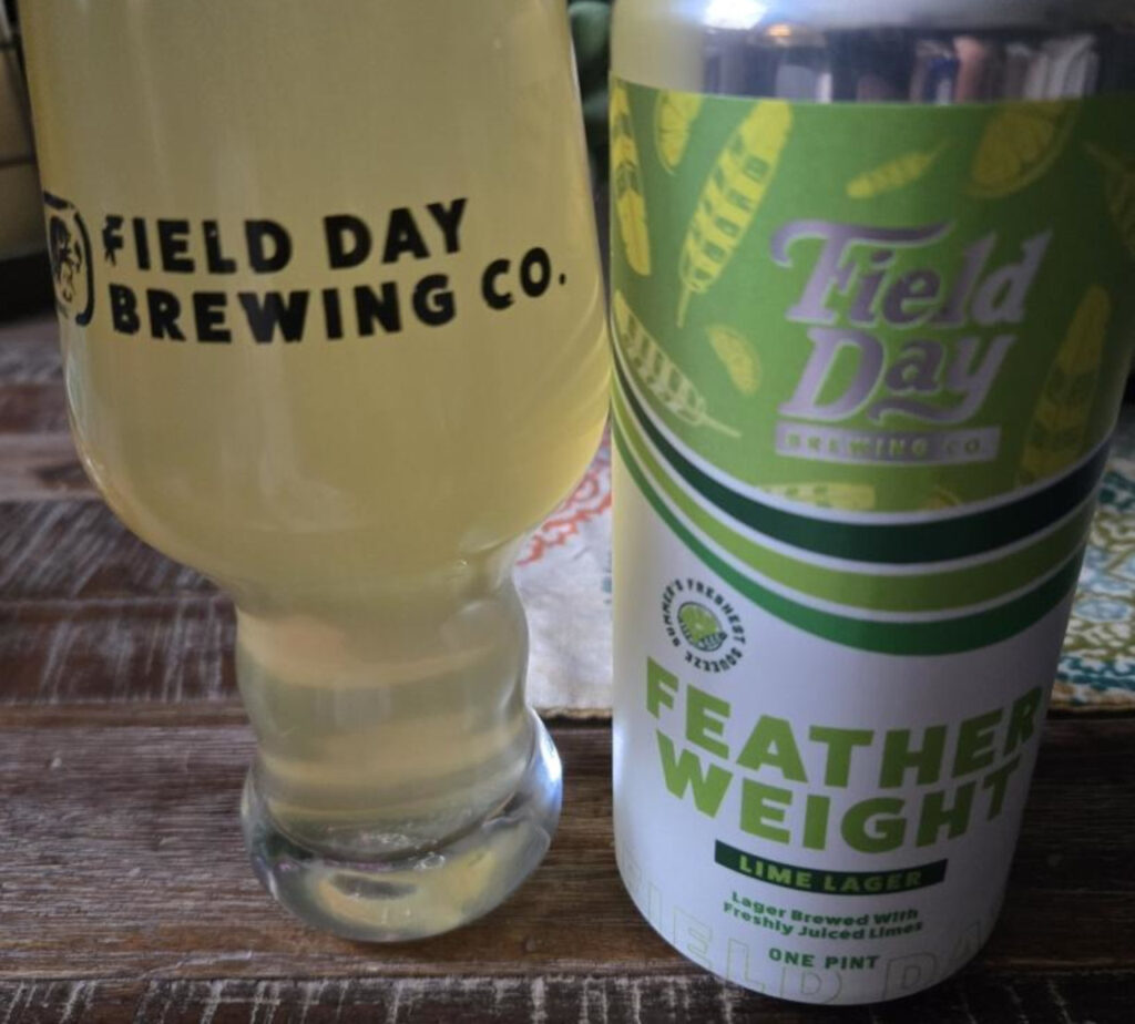 Field Day Brewing Lime Featherweight silver medal
