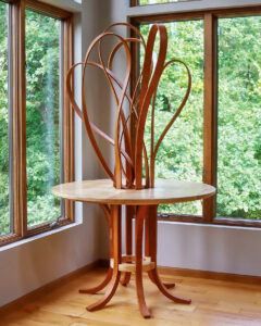 Flouncy entryway table
