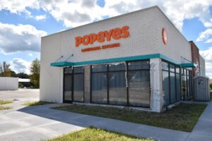 A Popeyes under construction at 1926 Keokuk St. In Iowa City