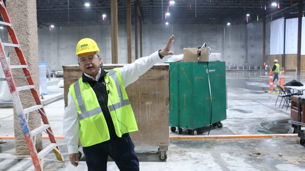 Kim Pang Cedar Crossing construction tour 1