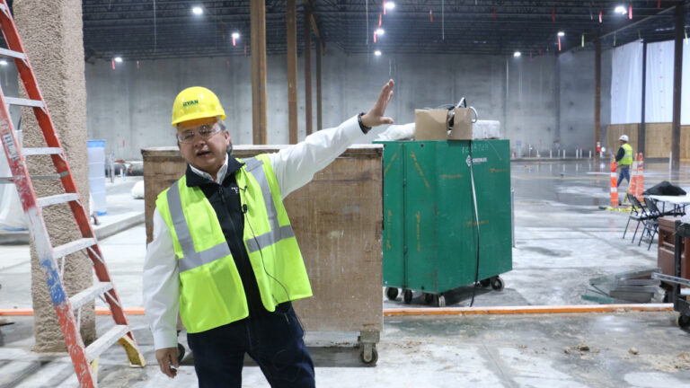 Kim Pang Cedar Crossing construction tour 1