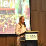 Shelly Maharry, president and CEO of the Community Foundation of Johnson County at the organization's 25th anniversary celebration Oct. 30.