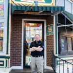 Doug Alberhasky, owner of Iowa City’s iconic John's Grocery. downtown dish