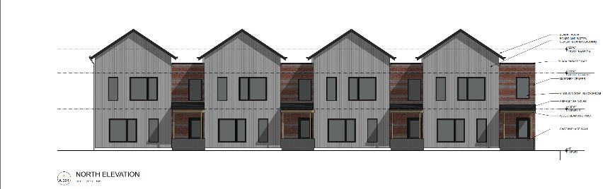 A preliminary rendering of the Grove Park development.