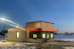 The Hyper Energy Bar at 1695 Jordan St. in North Liberty, pictured Dec. 16, nears completion.