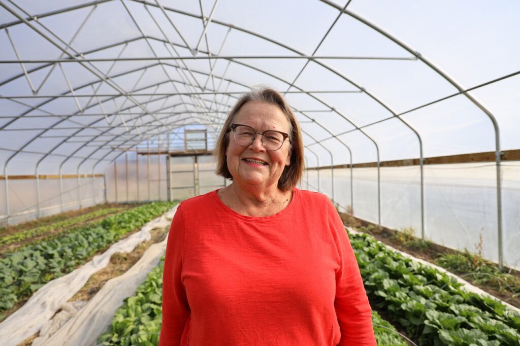 Laura Krouse, owner of Abbe Hills Farm in Mount Vernon.