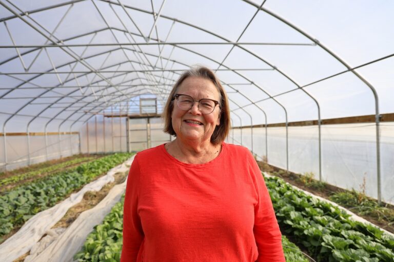 Laura Krouse, owner of Abbe Hills Farm in Mount Vernon.