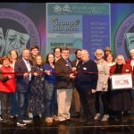 The Washington Chamber of Commerce celebrated the 50th Anniversary of the Washington Community Theater with a ribbon cutting and Alive After 5 celebration on Tuesday, Jan. 20.