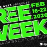 X Marks the Arts Free Week logo