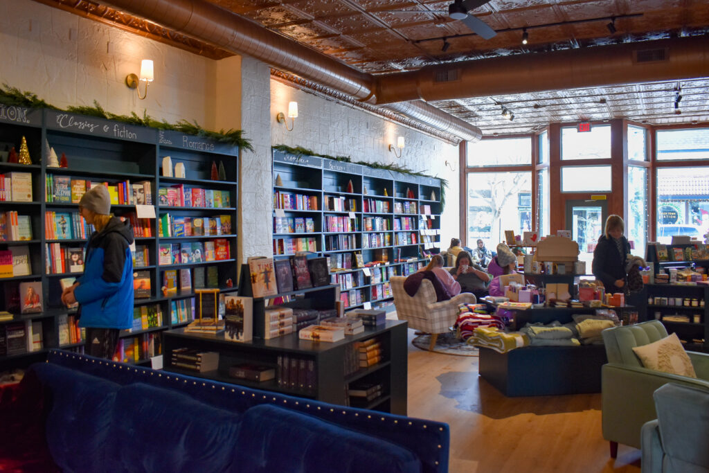 The historic Czech Village building features plenty of natural light for readers. CREDIT ALEXANDRA OLSEN