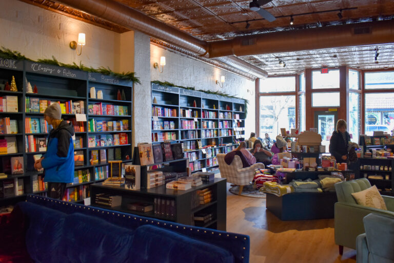 The historic Czech Village building features plenty of natural light for readers. CREDIT ALEXANDRA OLSEN
