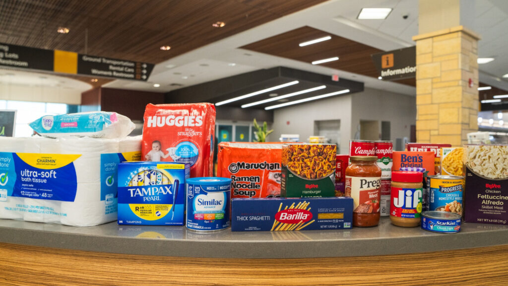 Eastern Iowa Airport TSA donation drive