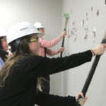 Horizons Our Place senior center sledgehammer groundbreaking
