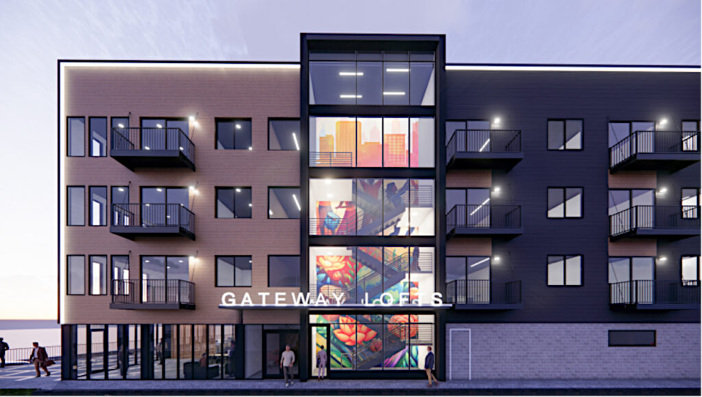 Gateway Lofts New Bomehia rendering
