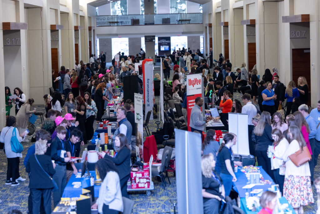 The iJAG Career Development Conference was held in Des Moines on Thursday with employers as part of a shared commitment to addressing state workforce challenges.