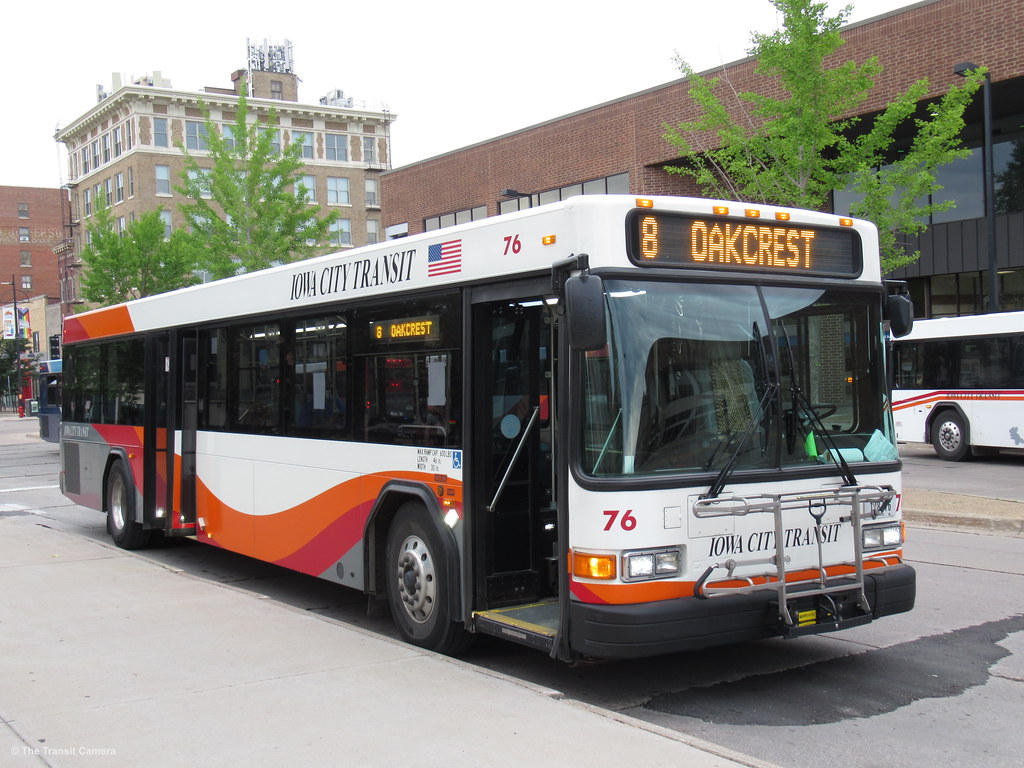 Iowa City transit bus