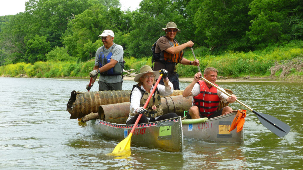 Iowa Project AWARE River Cleanup