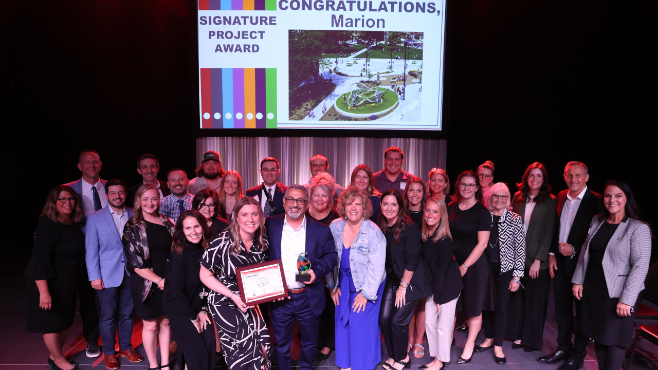 Marion Central Plaza Signature Award Main Street Iowa