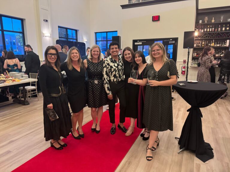 The deNovo staff celebrates seven wins: 5 Communicator Awards and 2 NOVAs. CREDIT DE NOVO