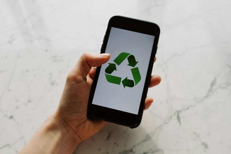 Cell phone, recycle, tech for good