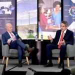 U.S. Department of Energy Deputy Secretary James Danly speaks with Corridor Business Journal Publisher John Lohman during the CBJ's Energy Symposium at The Hotel at Kirkwood Center in Cedar Rapids on Tuesday, June 24, 2026. CREDIT ALEXANDRA OLSEN