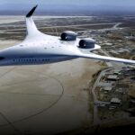 A rendering of JetZero’s Z4 airframe, featuring a revolutionary blended-wing design. CREDIT PR NEWSWIRE