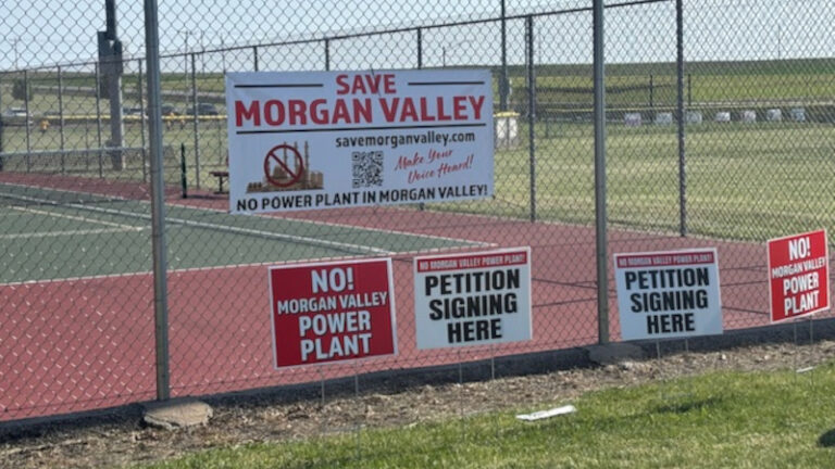 Save Morgan Valley signs