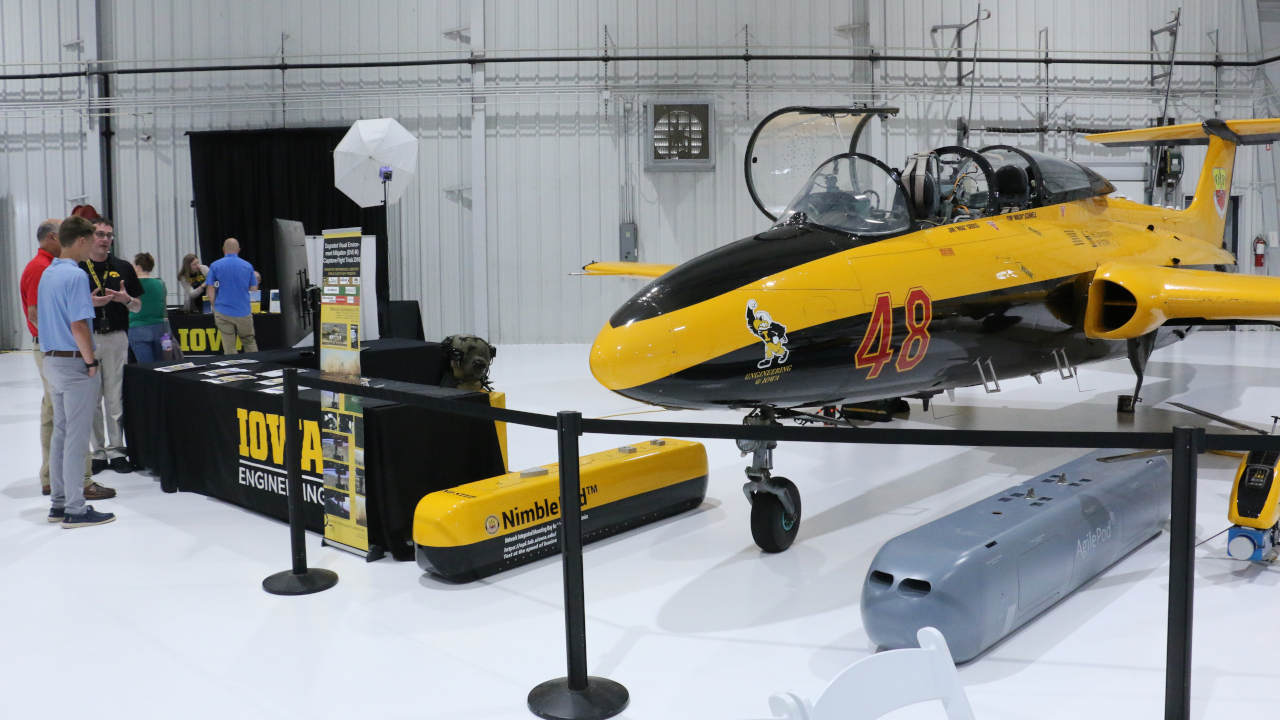 University of Iowa Operator Performance Laboratory airplane