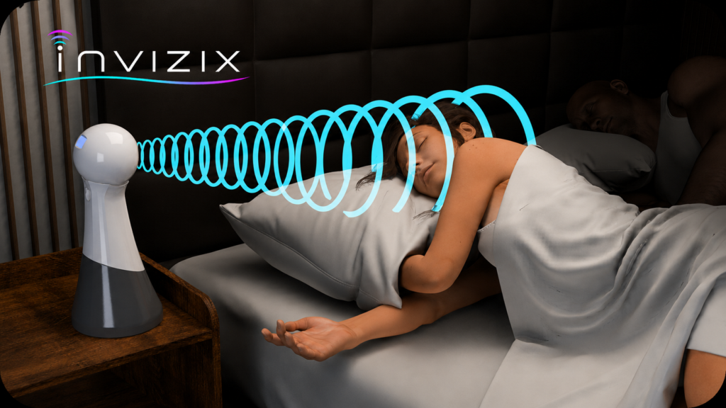 A digital rendering of Invizix’s Nexa medical device. CREDIT INVIZIX